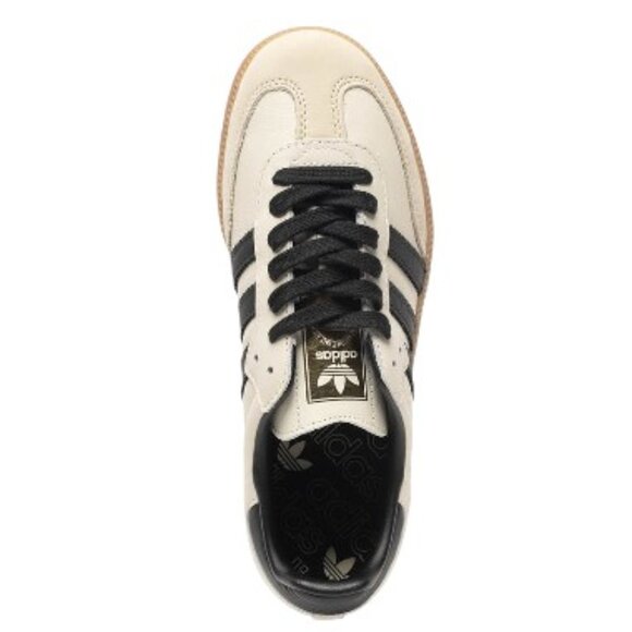 Adidas Samba OG Athletic Shoe - Cream White / Core Black / Sand Strata - Picture 2 of 13